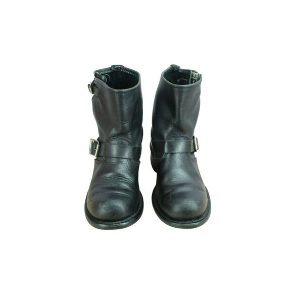 *Frye Engineer 8R Buckle Strap Moto Inspired Leather Ankle Boots Sz 10.5 Inches - Picture 5 of 10